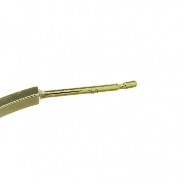 タサキシンジュ 田崎真珠/TASAKI ピアス EC-3993 ピラミッド パール イヤリング K18YG×アイボリー フープピアス アクセサリー(耳)_画像6