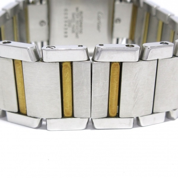 Cartier(カルティエ) 腕時(shí)計(jì) タンクフランセーズLM W51005Q4 メンズ SS×K18YG アイボリー