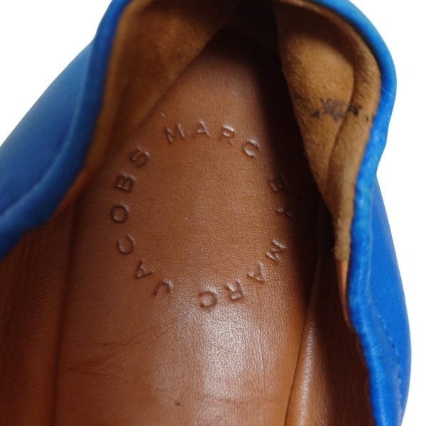 マークバイマークジェイコブス MARC BY MARC JACOBS フラットシューズ 36 1/2 - レザー ブルー×黒 レディース 靴_画像5