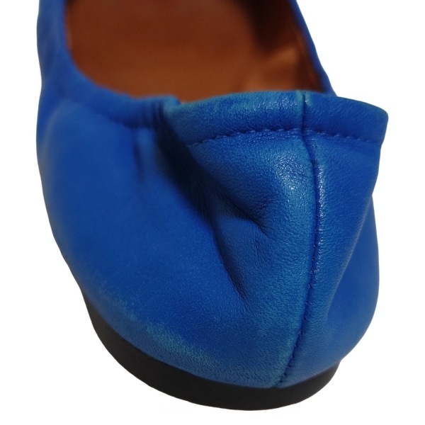 マークバイマークジェイコブス MARC BY MARC JACOBS フラットシューズ 36 1/2 - レザー ブルー×黒 レディース 靴_画像8