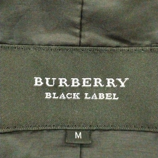 バーバリーブラックレーベル Burberry Black Label ベスト サイズM - グレー×黒×白 メンズ ストライプ 美品 トップス_画像3