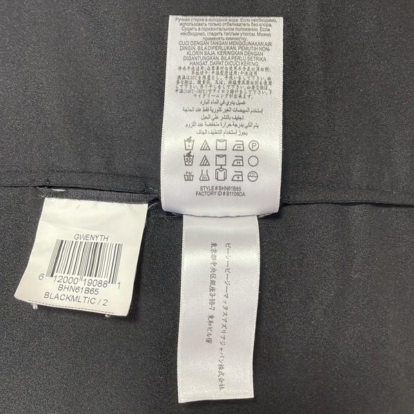 ビーシービージーマックスアズリア BCBGMAXAZRIA サイズ2 S - 黒×ピンク×マルチ レディース クルーネック/ノースリーブ/ひざ丈 美品_画像5