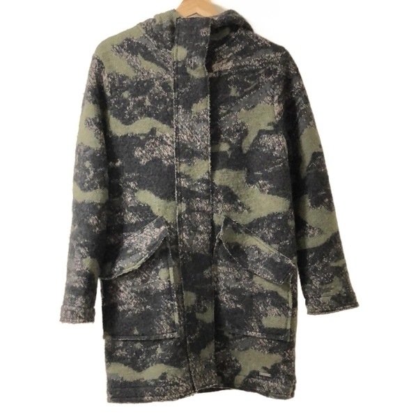 ディーゼル DIESEL - カーキ×黒×ベージュ レディース 長袖/ニット/冬 コート
