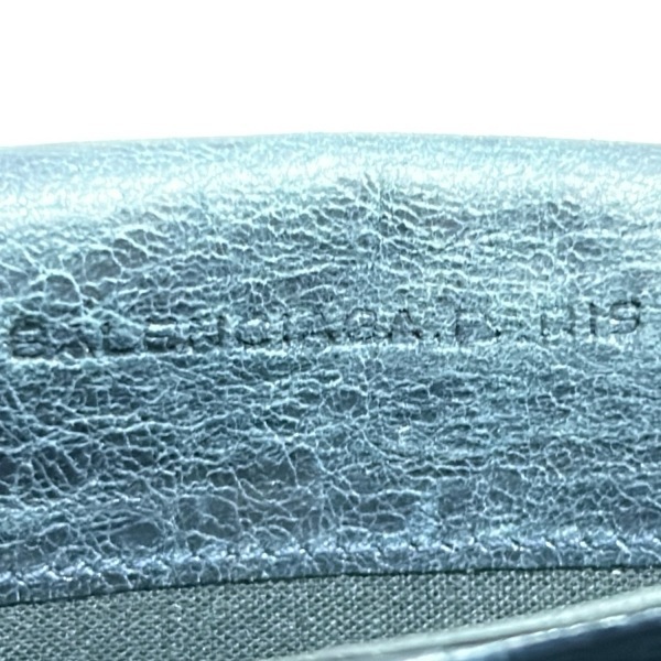 バレンシアガ BALENCIAGA 長財布 233599 ジャイアントマネー レザー ダークネイビー 財布_画像5