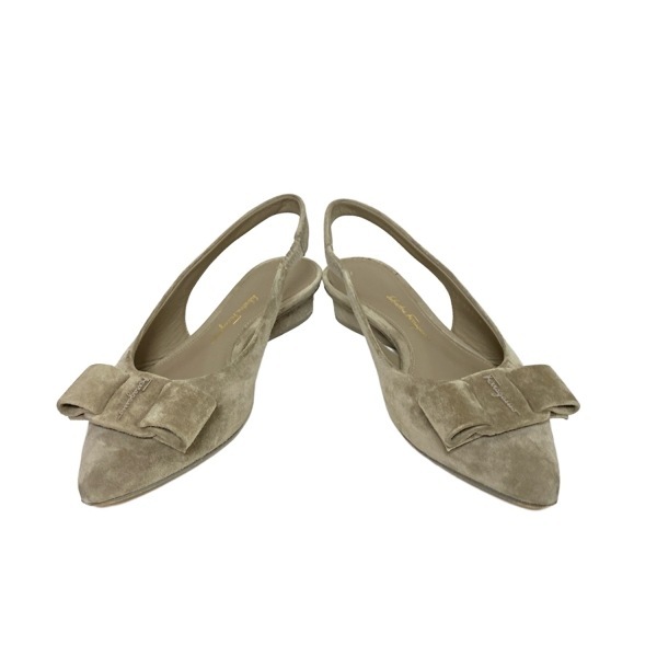 サルバトーレフェラガモ FERRAGAMO/SalvatoreFerragamo サンダル 5 D - グレー レディース ヴァラ 靴_画像2