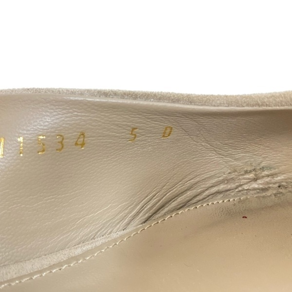 サルバトーレフェラガモ FERRAGAMO/SalvatoreFerragamo サンダル 5 D - グレー レディース ヴァラ 靴_画像6