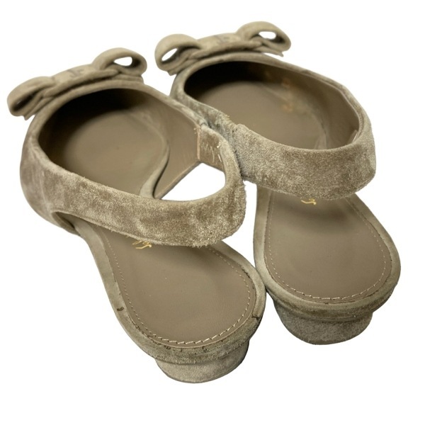 サルバトーレフェラガモ FERRAGAMO/SalvatoreFerragamo サンダル 5 D - グレー レディース ヴァラ 靴_画像9