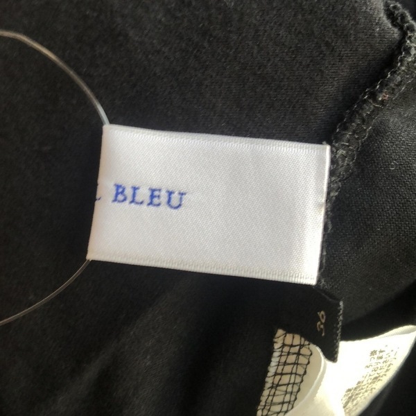 ルシェルブルー LE CIEL BLEU チュニック サイズ36 S - 黒 レディース クルーネック/半袖/チュールレース ワンピース_画像4