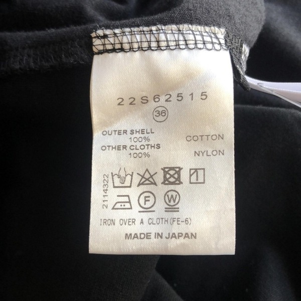 ルシェルブルー LE CIEL BLEU チュニック サイズ36 S - 黒 レディース クルーネック/半袖/チュールレース ワンピース_画像6