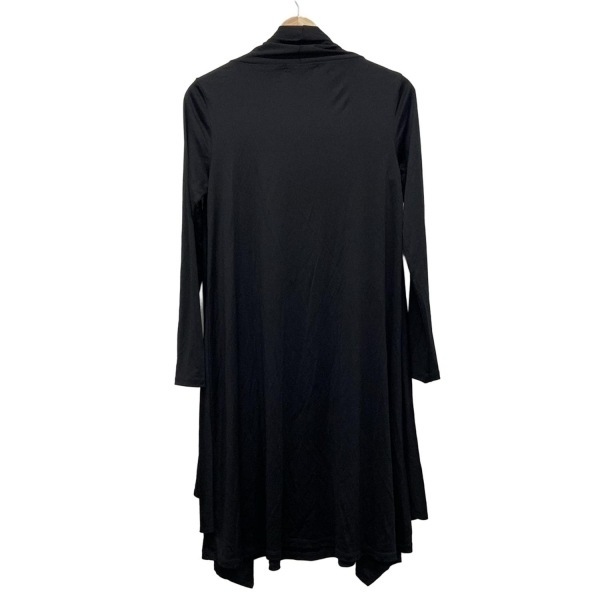 ダナキャラン DKNY サイズS - 黒 レディース クルーネック/長(zhǎng)袖/ひざ丈 ワンピース