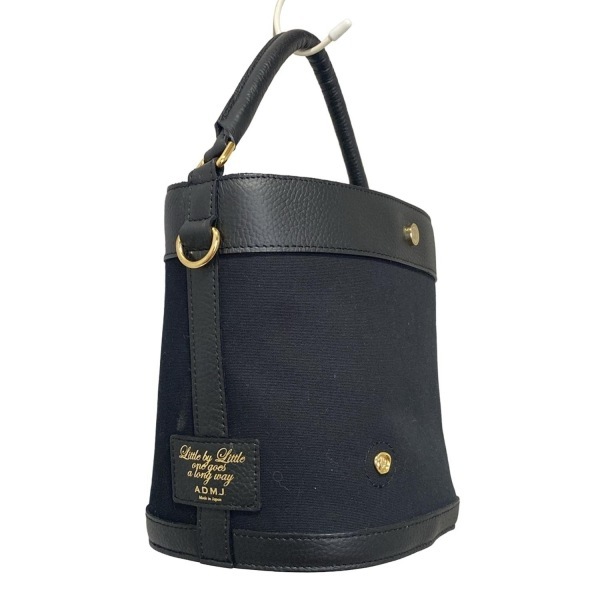 アクセソワ・ドゥ・マドモワゼル AccessoiresDeMademoiselle(ADMJ) ハンドバッグ - レザー 黒×イエローグリーン バケツバッグ バッグ_画像2