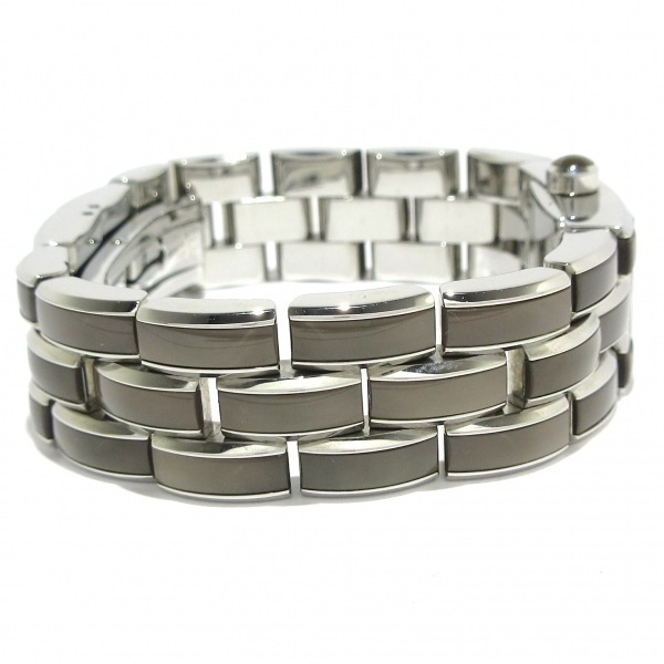 CHAUMET(ショーメ) 腕時(shí)計(jì) ケイシス ルミエール W19611-34B レディース SS/文字盤16Pダイヤ ブラウングレー