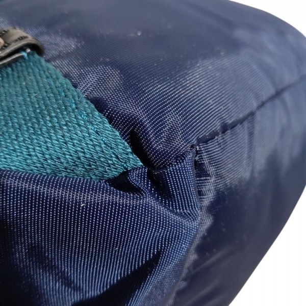 キプリング Kipling ハンドバッグ - ダークネイビー×ブルーグリーン×黒 新品同様 バッグ_画像5