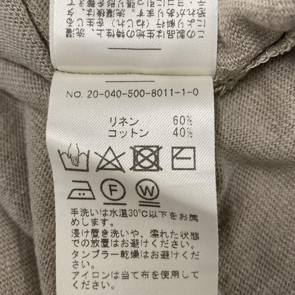 エブリデイアイライク EVERYDAY I LIKE. - ベージュ レディース クルーネック/半袖/マキシ丈 ワンピース_画像4