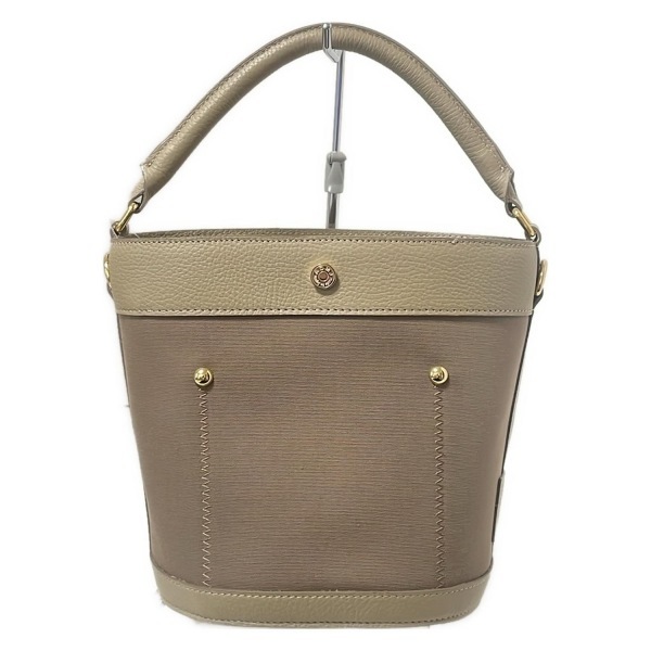 アクセソワ・ドゥ・マドモワゼル AccessoiresDeMademoiselle(ADMJ) ハンドバッグ - レザー ベージュ バケツバッグ バッグ_画像3