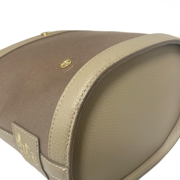 アクセソワ・ドゥ・マドモワゼル AccessoiresDeMademoiselle(ADMJ) ハンドバッグ - レザー ベージュ バケツバッグ バッグ_画像5