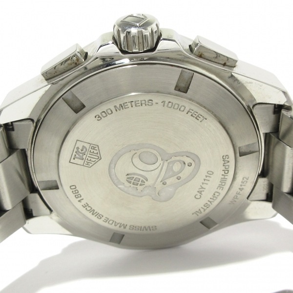 TAG Heuer(タグホイヤー) 腕時計 アクアレーサー CAY1110 メンズ クロノグラフ/SS 黒_画像3