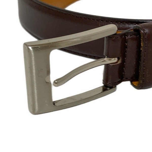 ユナイテッドアローズ UNITED ARROWS 92 - レザー ダークブラウン A day in the life ベルト_画像3