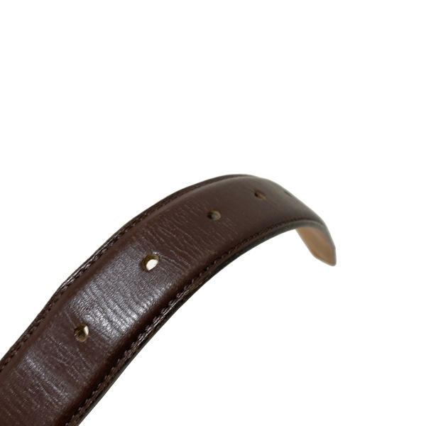 ユナイテッドアローズ UNITED ARROWS 92 - レザー ダークブラウン A day in the life ベルト_画像6