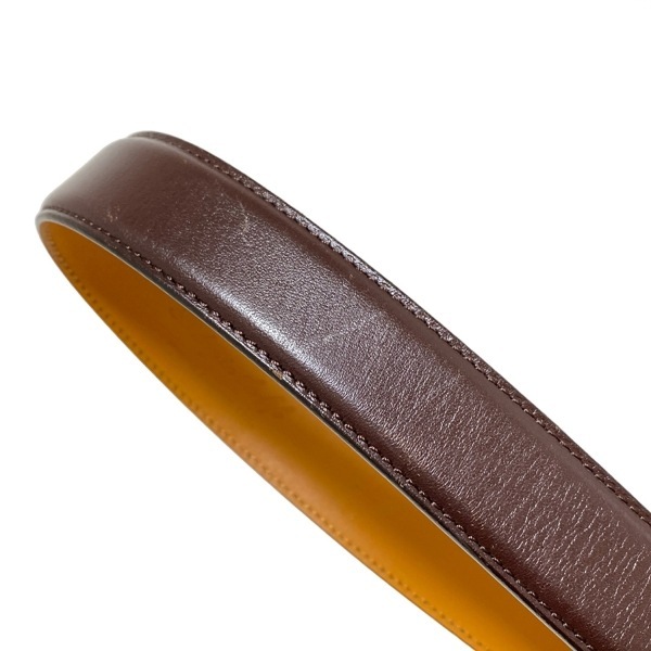 ユナイテッドアローズ UNITED ARROWS 92 - レザー ダークブラウン A day in the life ベルト_画像7