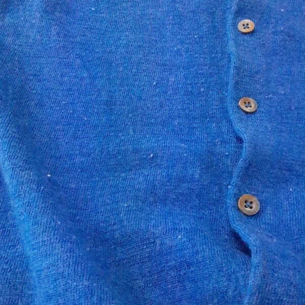 four чай пять a-rupi- M 45rpm кардиган размер 3 L - голубой женский длинный рукав прекрасный товар tops