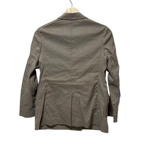 теория ryukstheory luxe размер S32 - серый бежевый женский длинный рукав / двойной / весна / осень прекрасный товар жакет