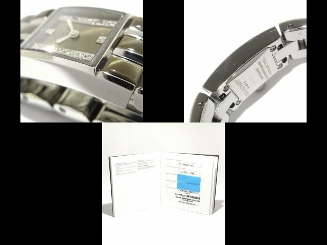 CHAUMET(ショーメ) 腕時(shí)計(jì) ケイシス ルミエール W19611-34B レディース SS/文字盤16Pダイヤ ブラウングレー