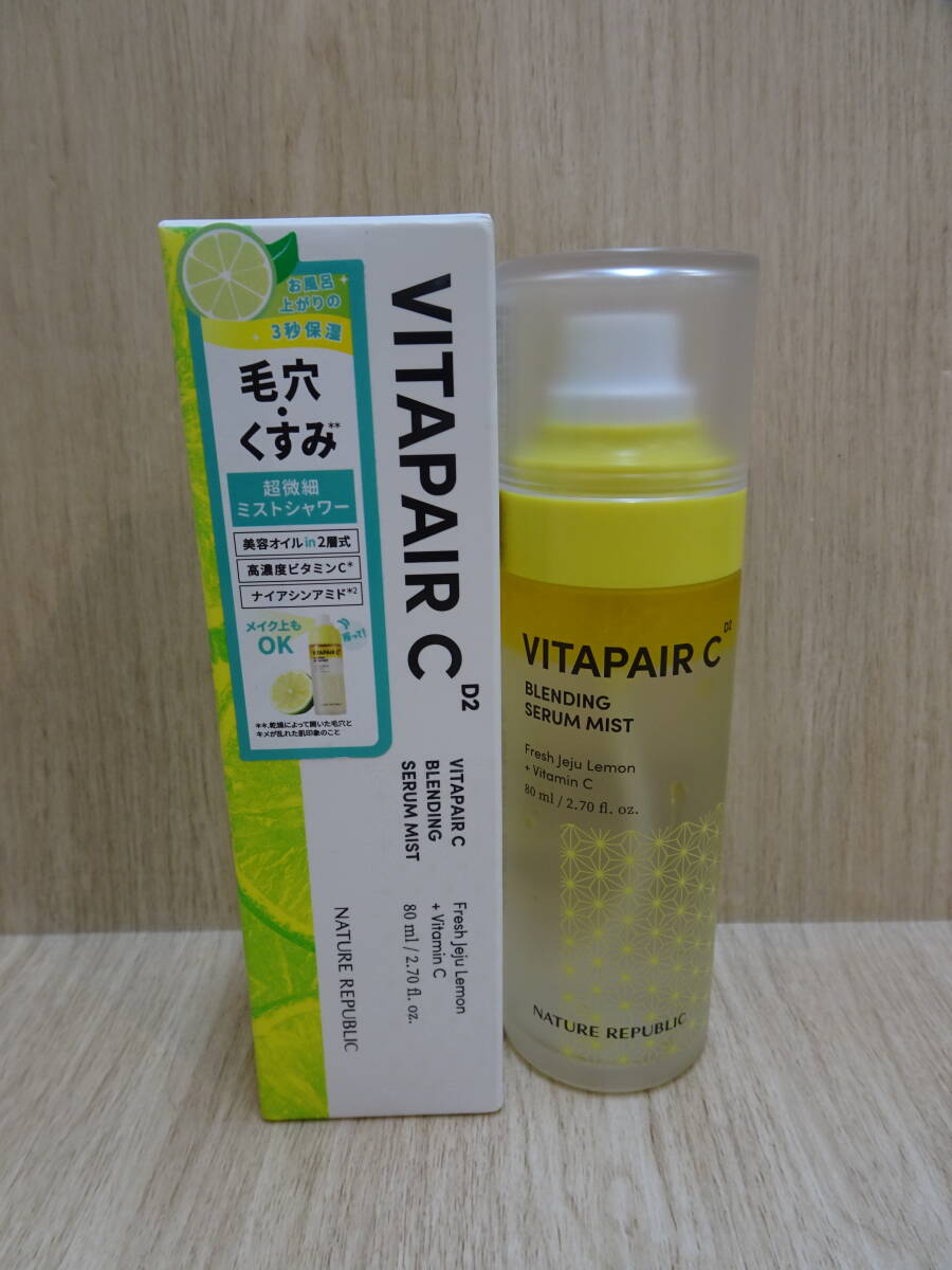(M-690) VITAPALRC ネイチャーリパブリック ビタペアC セラムミスト ミスト美容液 80ml スキンケア 美肌 基礎化粧品 長期倉庫保管品_画像1