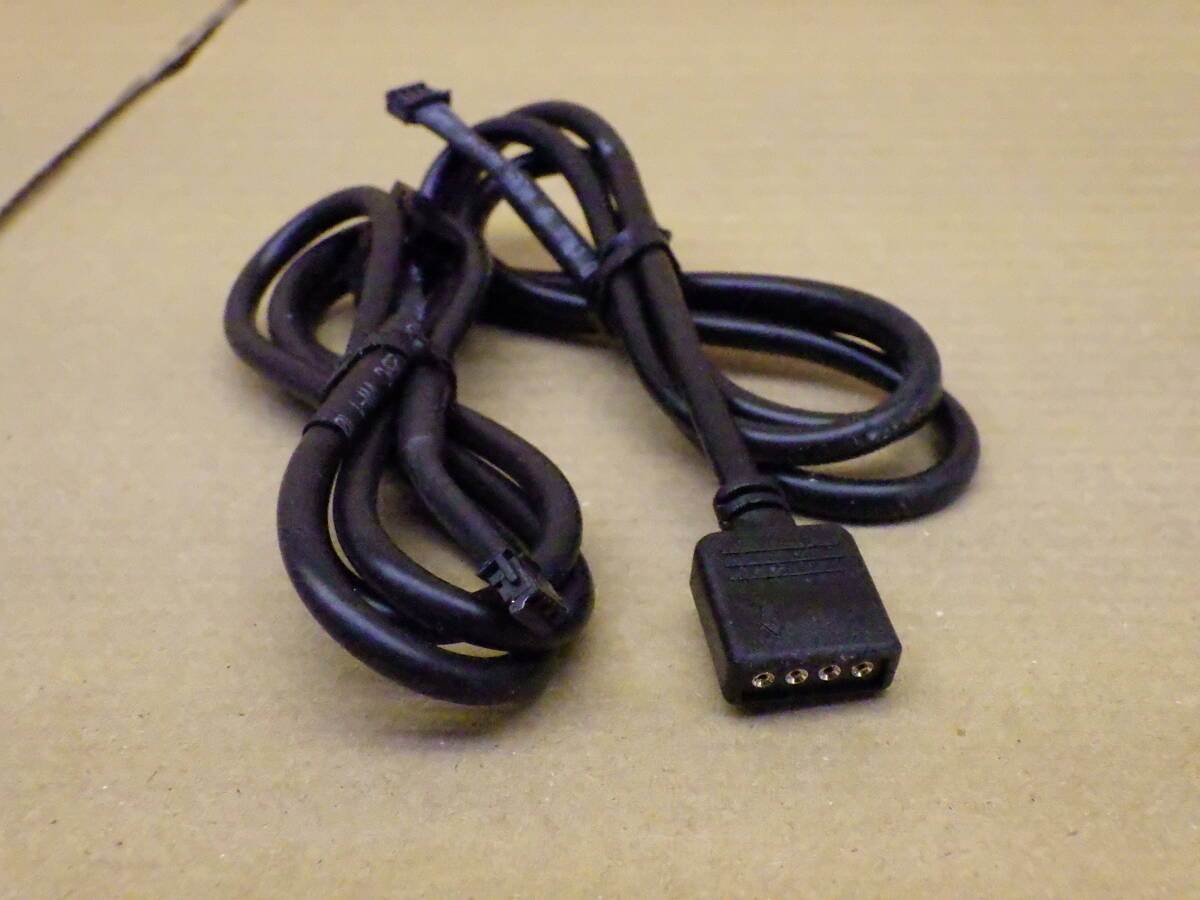 D1313# 動作確認済み 未使用在庫品 AMD Ryzen 9 Wraith Prism 純正クーラーLED 交換対応用 RGB ケーブル コネクターケーブル