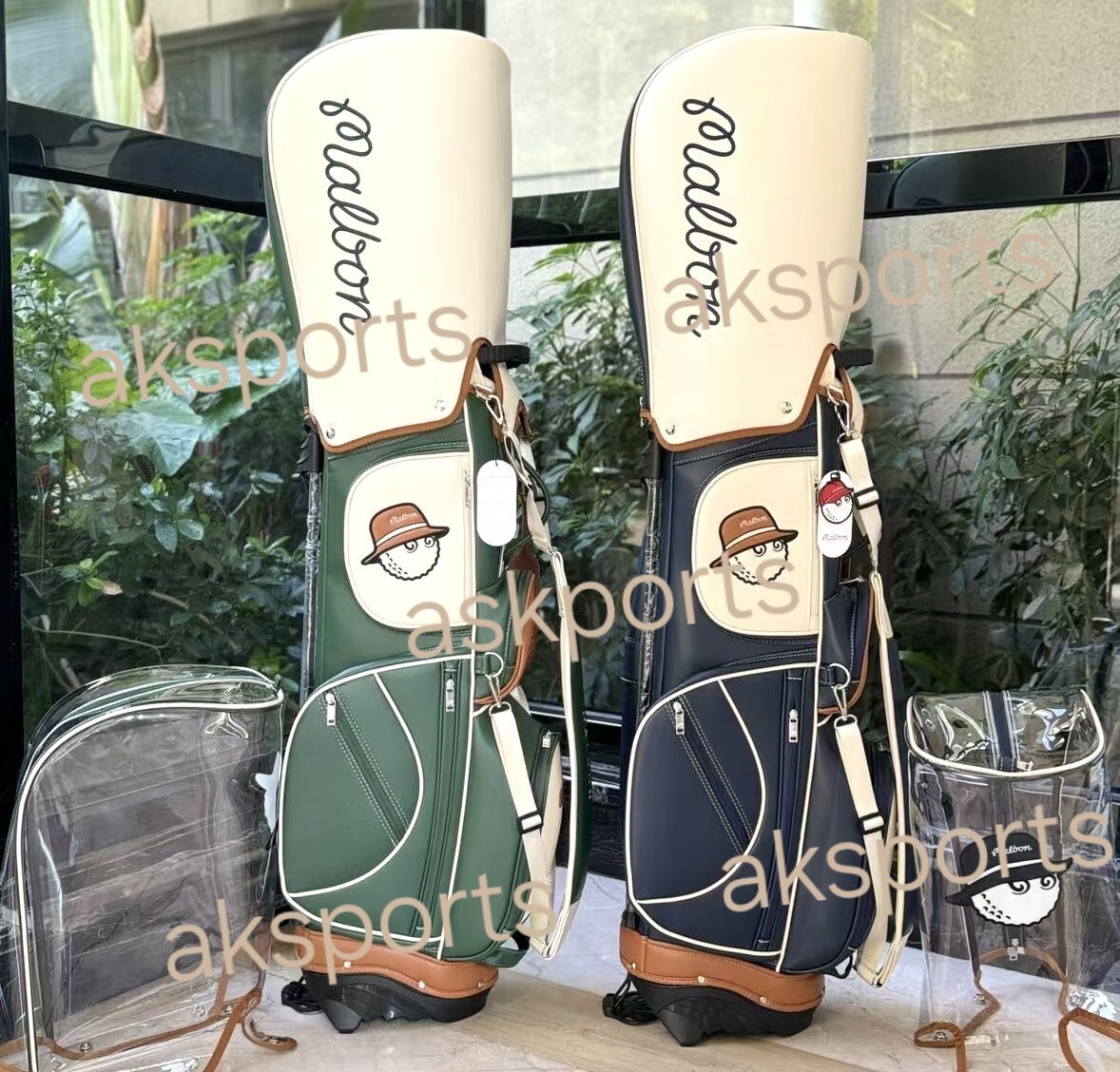 新型入荷★ キャディバッグ マルボンゴルフ MalbonGolf　 スタンド型　カラーブルー_画像8