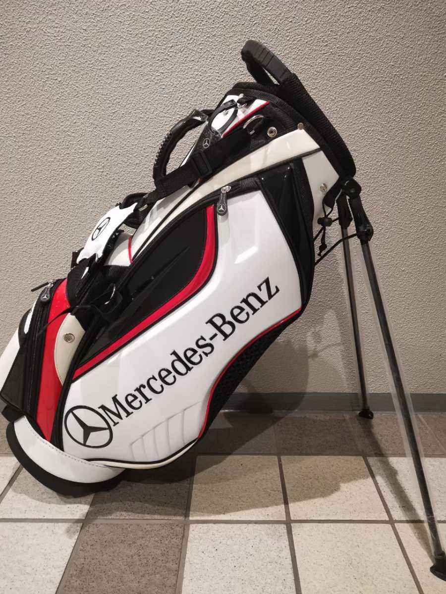 値下げ★残り僅か★キャディバッグ・スタンドバッグメルセデス・ベンツ　ホワイト　※写真転載禁止※ホワイト_画像2