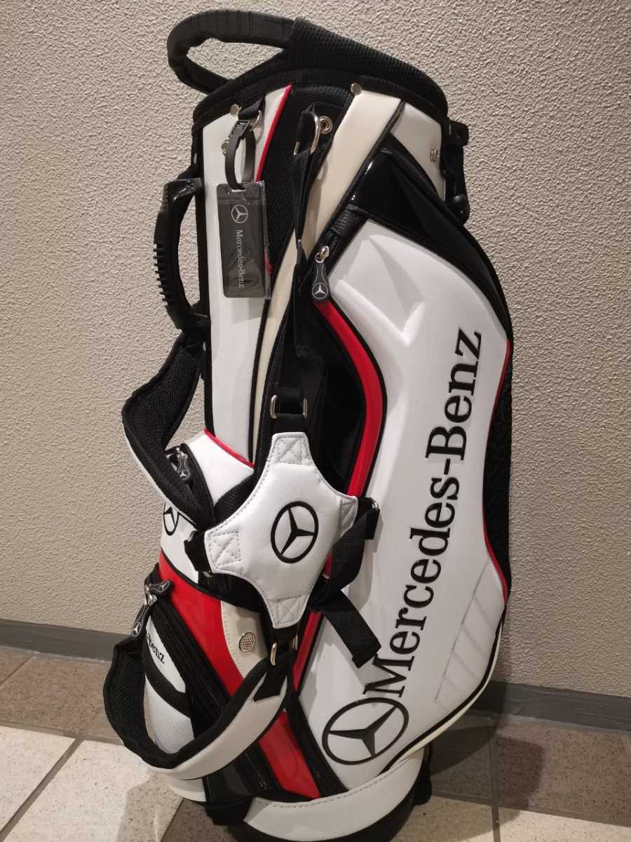 値下げ★残り僅か★キャディバッグ・スタンドバッグメルセデス・ベンツ　ホワイト　※写真転載禁止※ホワイト_画像3