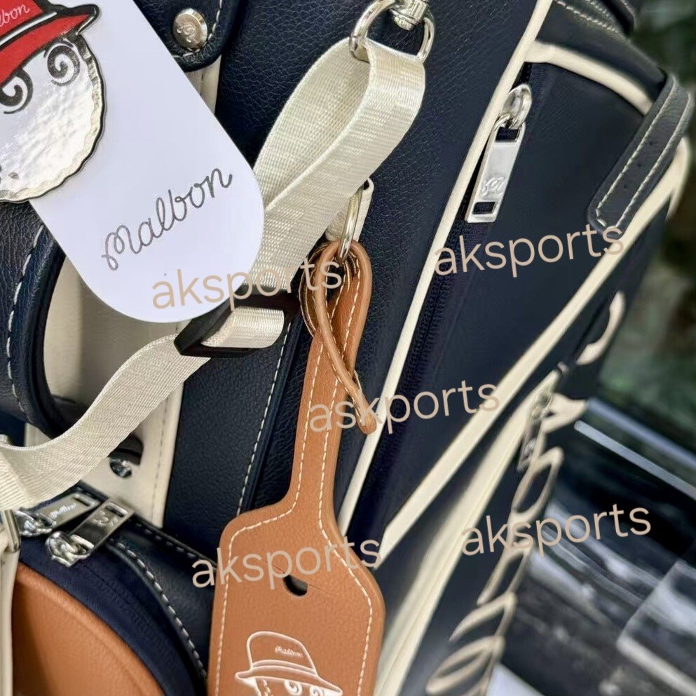 新型入荷★ キャディバッグ マルボンゴルフ MalbonGolf　 スタンド型　カラーブルー_画像3