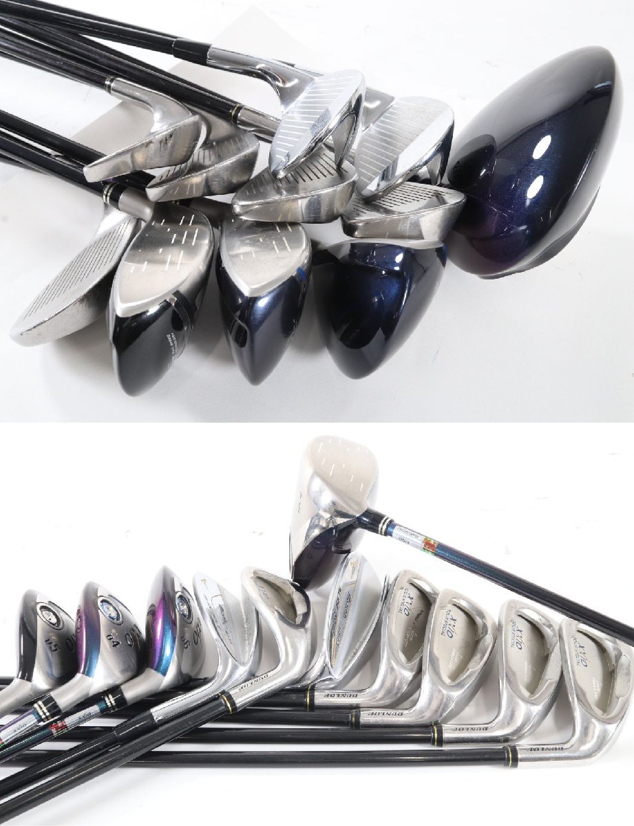 【11本】Mizuno ミズノ SLIDE SOLE Dunlopダンロップ XXIO TOUR SPECIAL MP900 ゴルフクラブ キャディーバッグ付 まとめ売り 8781-CK