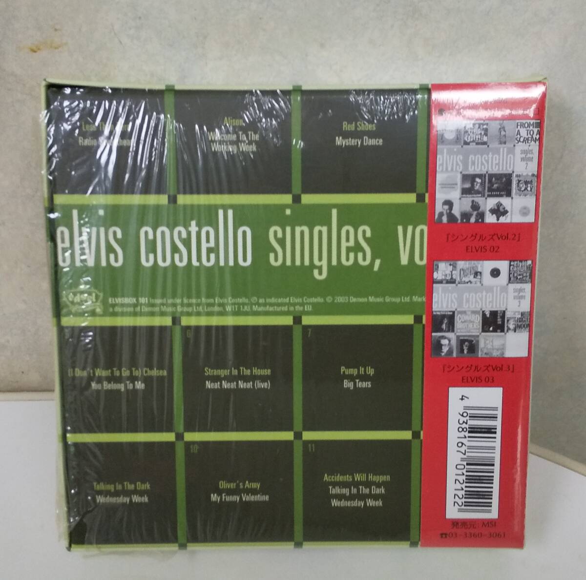 【紙ジャケBOX】エルヴィス?コステロ 「シングルスvol.1」