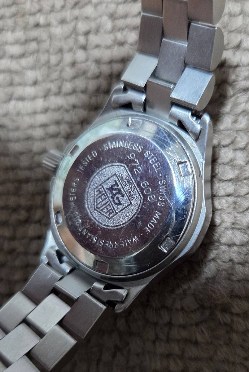 ジャンク品 TAG HEUER タグホイヤー 972.608 レディース
