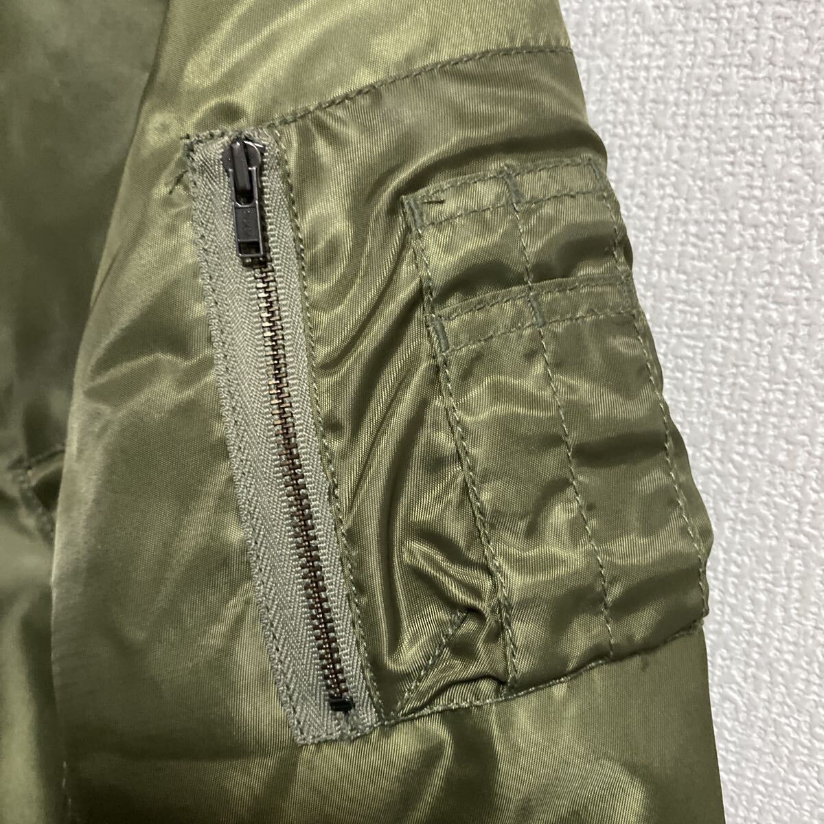 [送料無料]URBAN RESEARCH DOORS/アーバンリサーチドアーズ/MA-1/フライトジャケット/中綿/カーキ/レディース/サイズONE_画像4