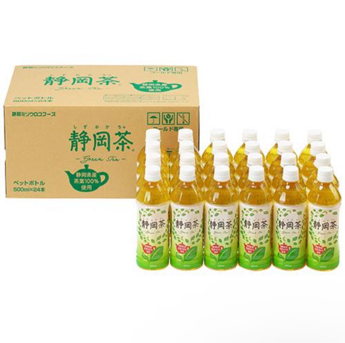 【72本】ミツウロコビバレッジ　靜岡茶?。担埃埃恚?ペットボトル　１セット（７２本：２４本×３ケース??