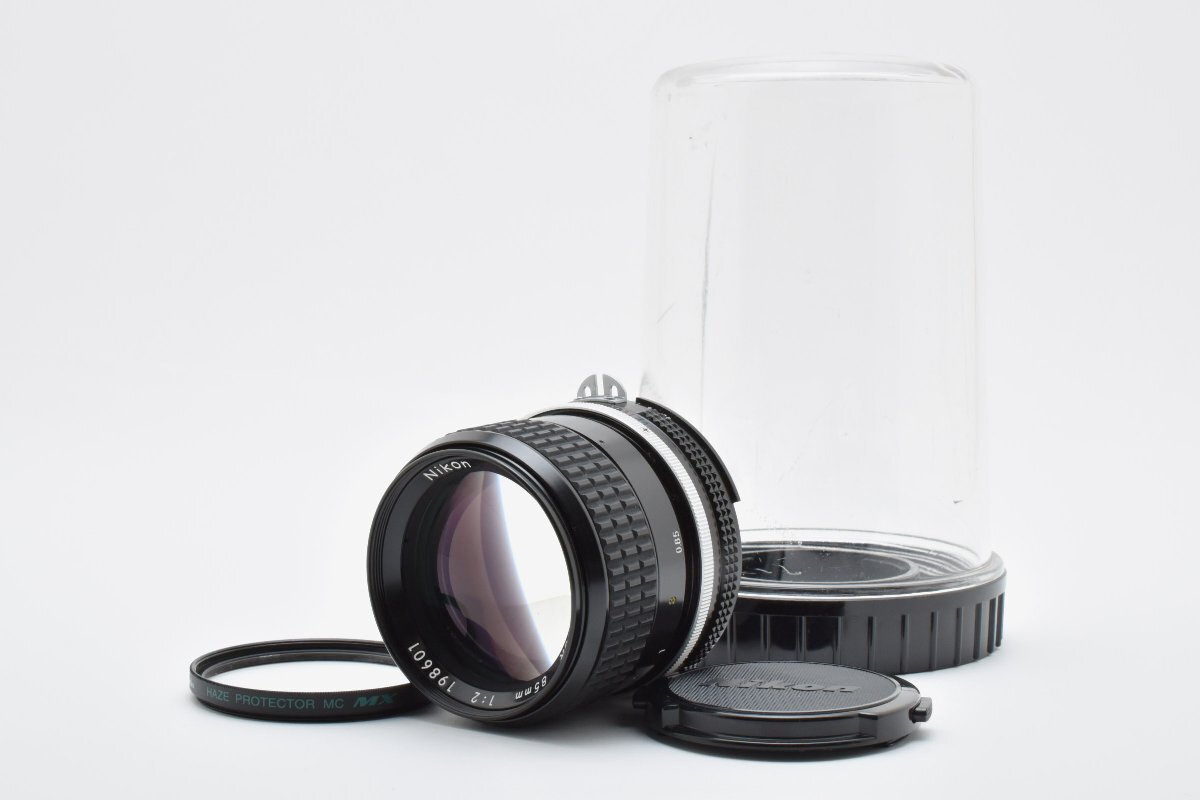 ◇◆ 極美品 ニコン Nikon Ai ニッコール Nikkor 85mm f/2 一眼レフ ポートレイト MF レンズ 動作確認(rèn)済 2470 ◆◇