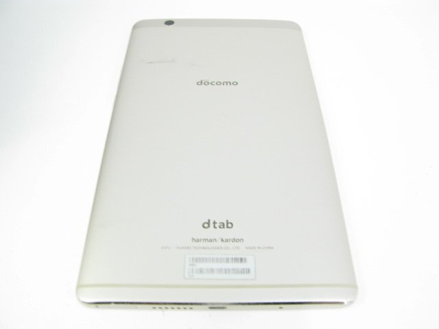 ドコモ d-01J dtab Compact Gold 【no5001】_画像2