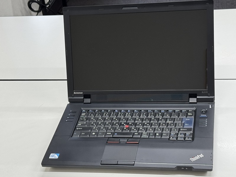 [OSなし現状渡し]Lenovo SL510 TYPE2875 CeleronT3000 2GB 250GBHDD OSなし（Win7Proライセンスキーあり） ACアダプタなし 管理番号TR316_画像1