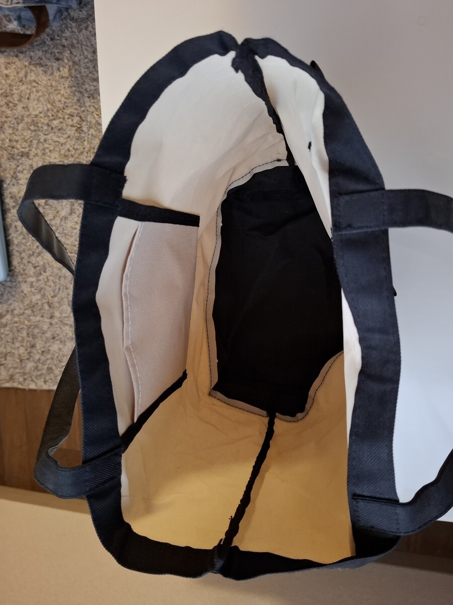 Kaon リボン付きトートバッグ トートバッグ エコバッグ 手さげ トートかわいらしく、女性らしいです。お役立てくださいませ。格安!_画像6