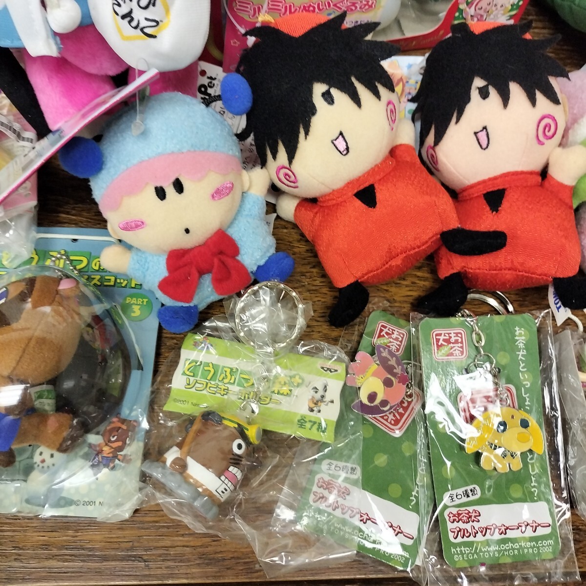 平成レトロ　ぬいぐるみ　キーホルダー　フィギュア　マスコット　お邪魔女どれみ　ミルモでポン！　お茶犬　こげぱん　アフロ犬　どう森