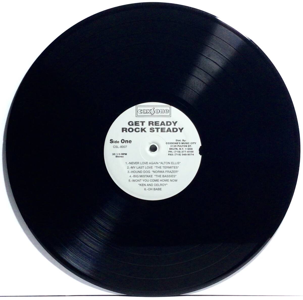 【ジャLP】 GET READY ROCK STEADY / ジャマイカ盤 LPレコード CSL 8007 レゲエ REGGAE ALTON ELLIS KEN BOOTHE SOUL VENDERS 試聴済