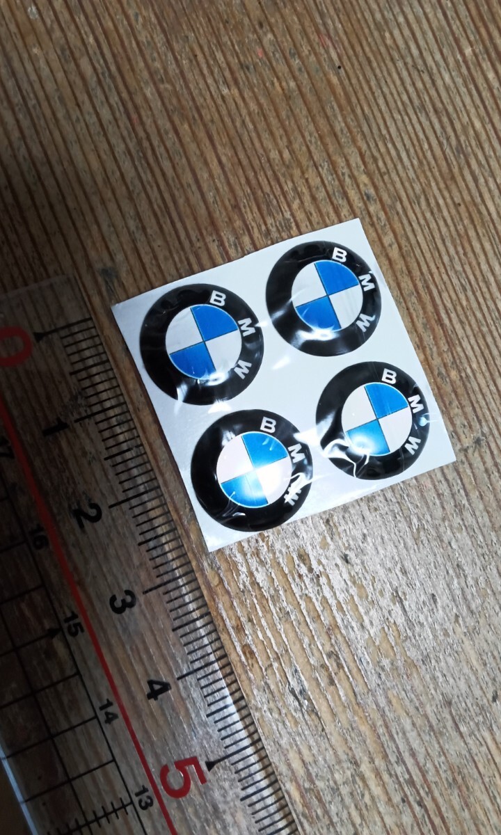 BMW　ミニステッカー　4つセット　やや厚みあり_画像1