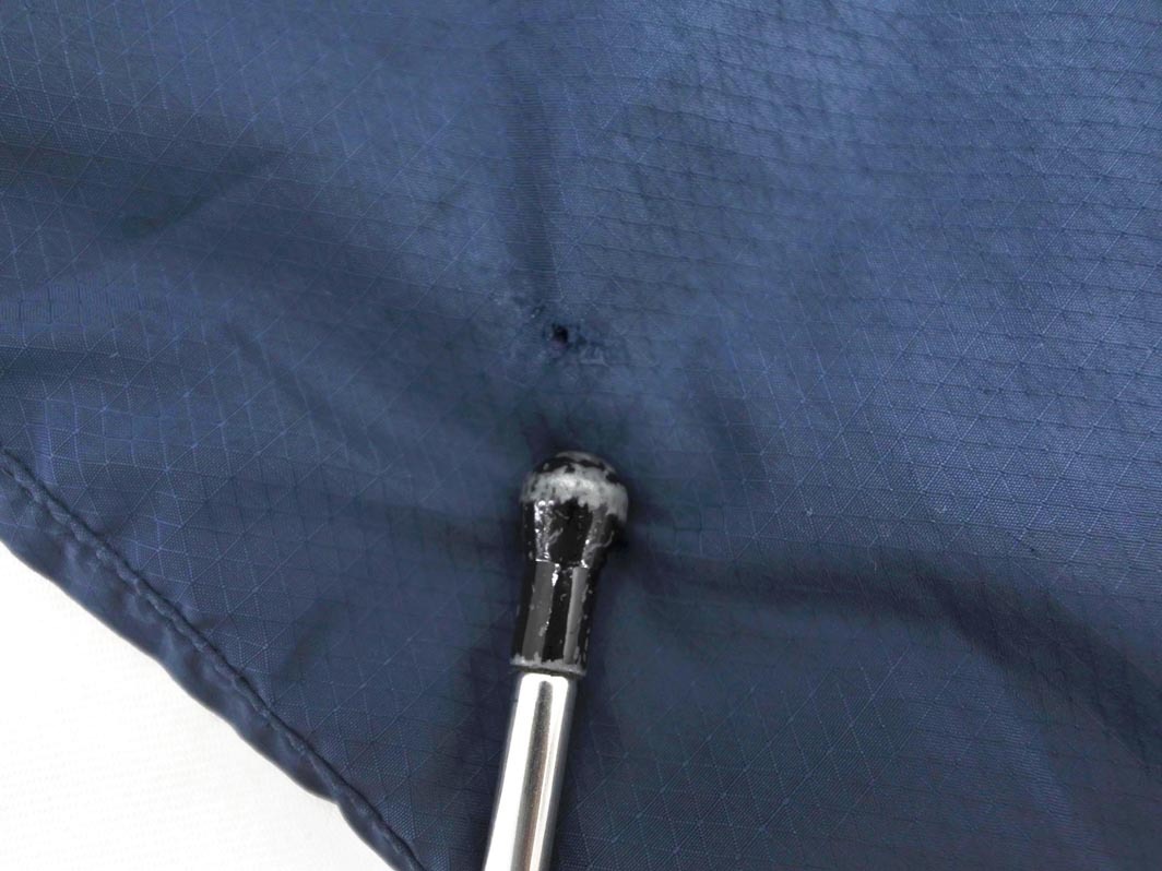 NIKE ナイキ ウインドブレーカー トラック パンツ sizeM/紺 ◇■ ☆ fhd0 レディース_画像4