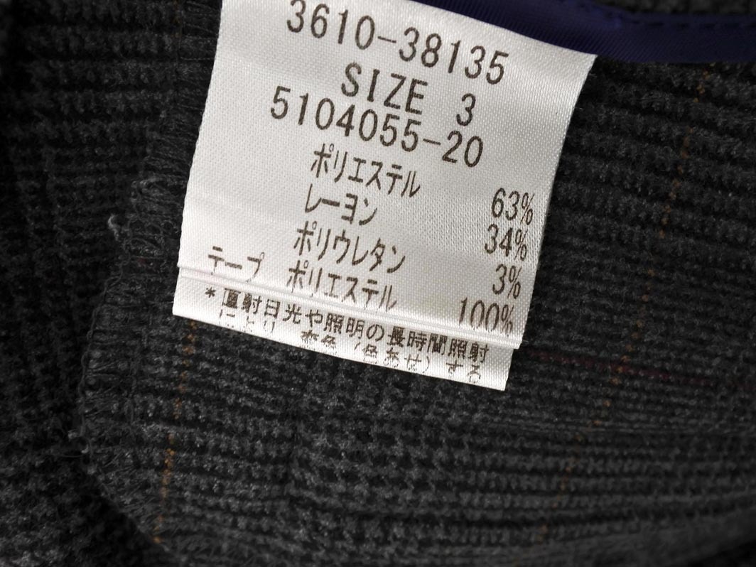 la.f... ラエフ ロートレアモン グレンチェック テーパード パンツ size3/グレー ◇■ ☆ fhd0 レディース