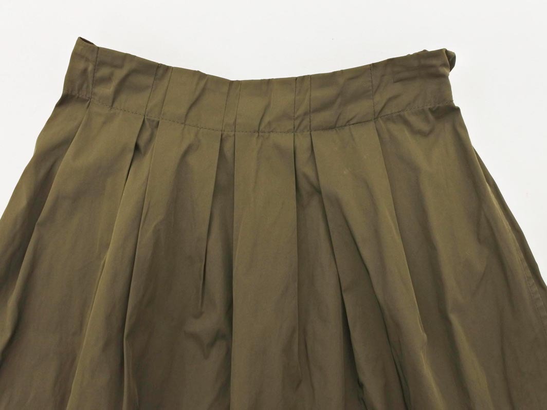 ZARA basic ザラ ベーシック タック リバーシブル フレア スカート sizeXS/カーキ ◇■ ☆ fia2 レディース_画像3