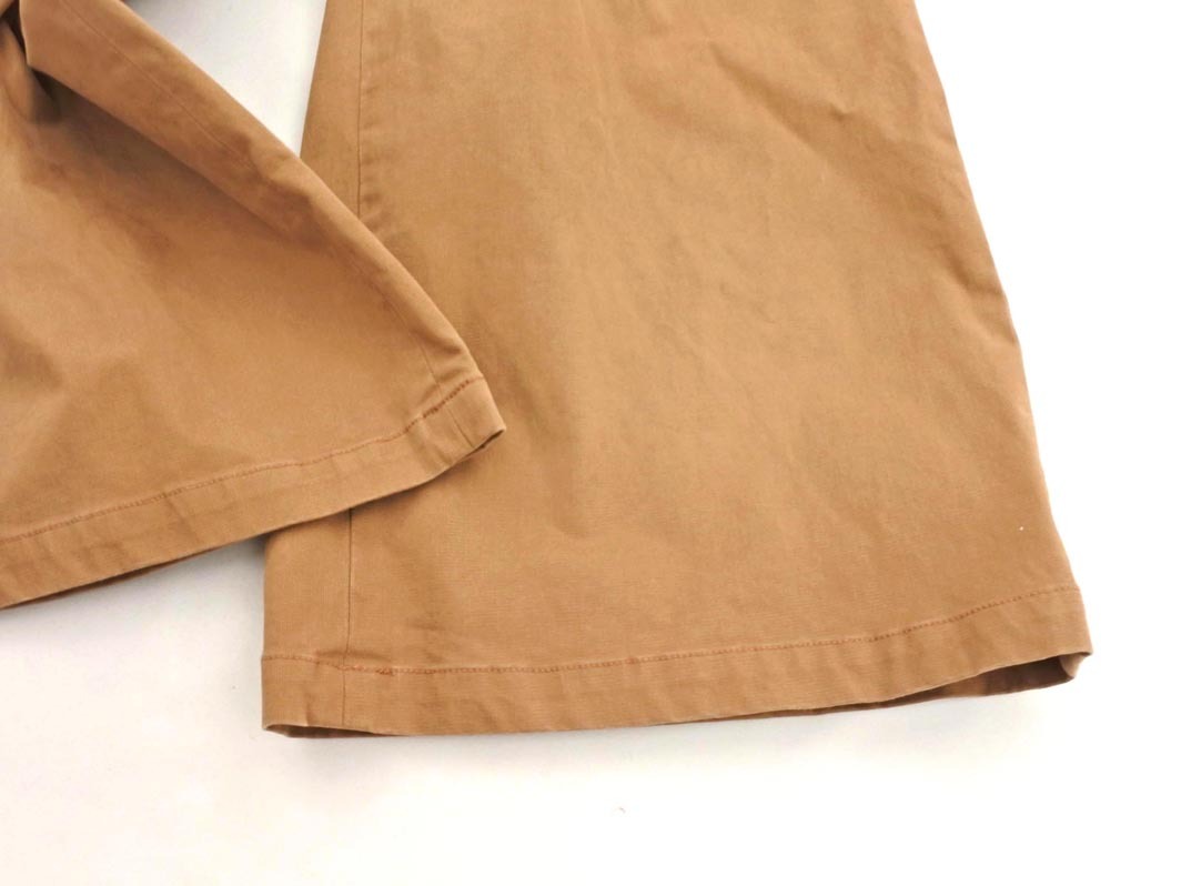 MELROSE メルローズ CLAIRE クレール ワイド パンツ size2/キャメル ■■ ☆ fia2 レディース_画像2