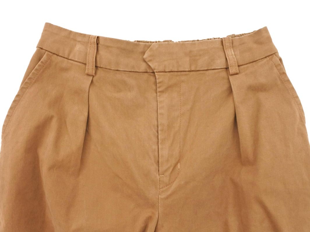 MELROSE メルローズ CLAIRE クレール ワイド パンツ size2/キャメル ■■ ☆ fia2 レディース_画像3